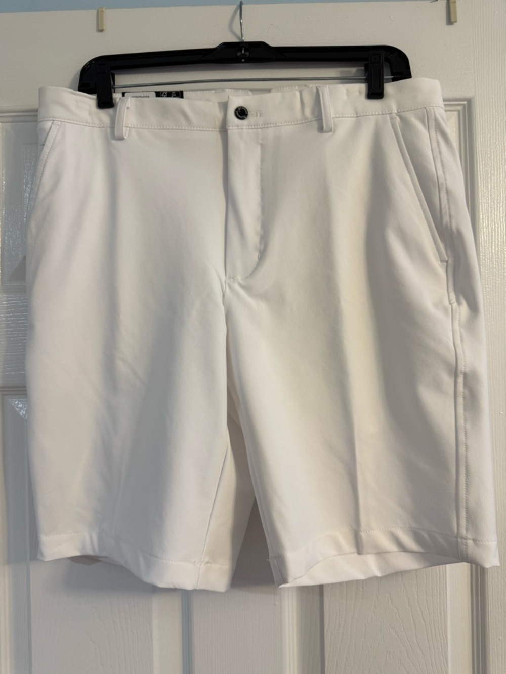 Men's Dunning White Performance Golf Shorts